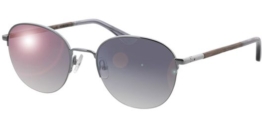 Sunglasses Horizon curledsilver 52 20 Sonnenbrille mit Sehstaerke DamenHerren Halbrand Rund