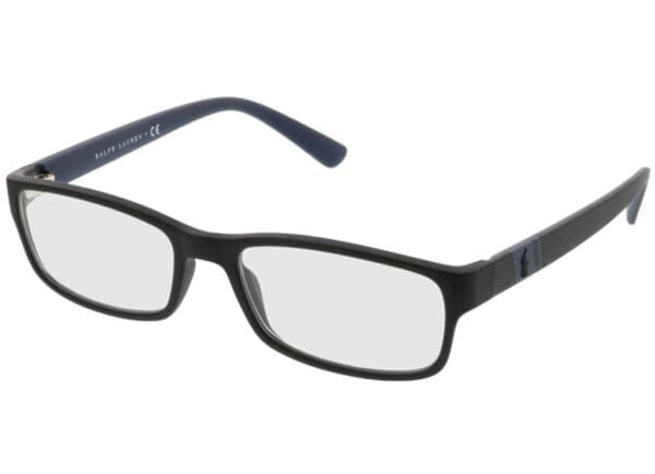 Polo PH2154 5284 54-17 Brillengestell inkl. Gläser, Herren, Vollrand, Rechteckig