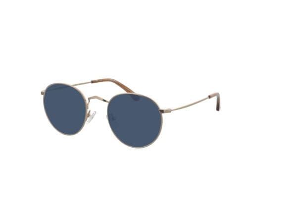 Joey - gold Sonnenbrille mit Sehstärke, Vollrand, Rund