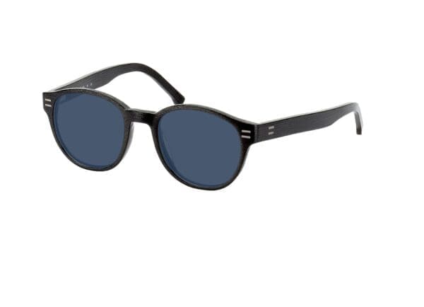 Albury - schwarz Sonnenbrille mit Sehstärke, Vollrand, Rund