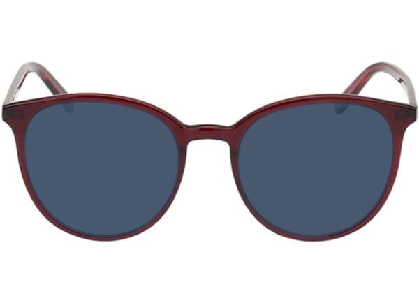 New York - rot Sonnenbrille mit Sehstärke, Vollrand, Rund – Bild 2