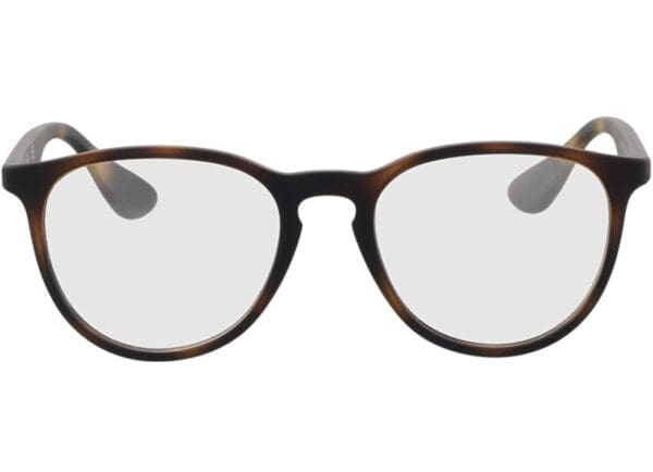 Ray-Ban Erika RX7046 5365 51-18 Brillengestell inkl. Gläser, Damen, Vollrand, Rund – Bild 2