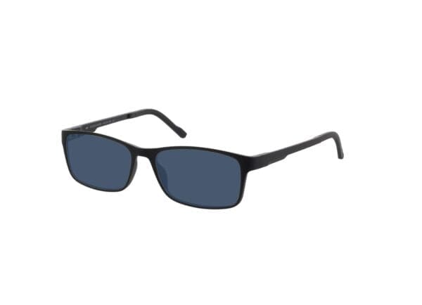 Köln - schwarz Sonnenbrille mit Sehstärke, Vollrand, Rechteckig