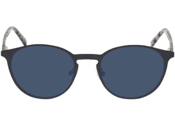 Fredericia - schwarz-meliert Sonnenbrille mit Sehstärke, Vollrand, Rund – Bild 2