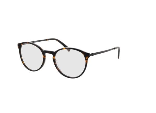 Francine - havanna/grün Blaulichtfilter-Brille, Vollrand, Rund