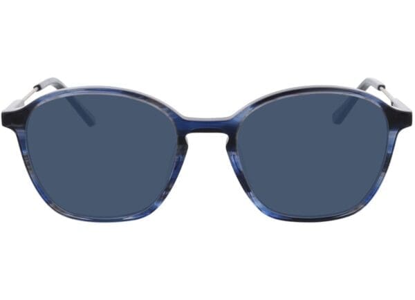Brenda - blau/silber Sonnenbrille mit Sehstärke, Vollrand, geometric – Bild 2