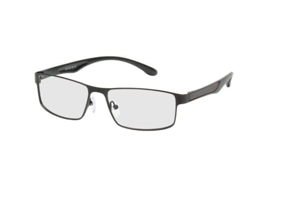 Bolton - schwarz/braun Blaulichtfilter-Brille, Vollrand, Rechteckig