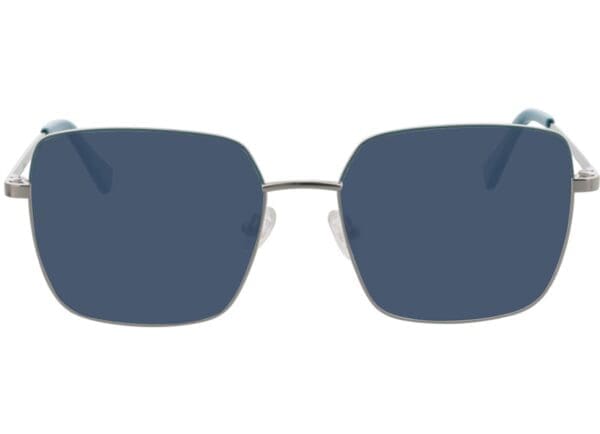 Primavera - silber/blau Sonnenbrille mit Sehstärke, Vollrand, Eckig – Bild 2