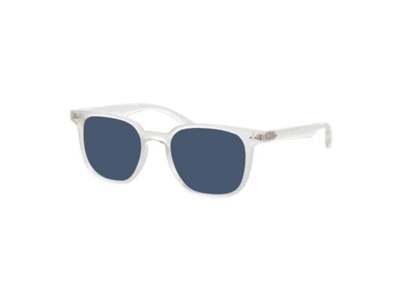 Castro - transparent Sonnenbrille mit Sehstärke, Vollrand, Eckig