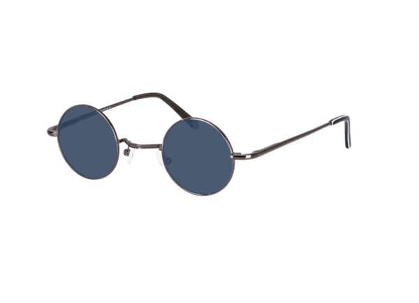Cary - anthrazit Sonnenbrille mit Sehstärke, Vollrand, Rund