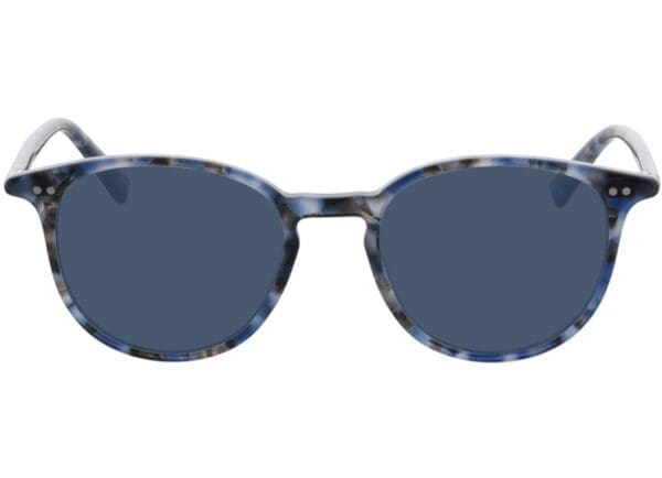 Serena - blau-meliert Sonnenbrille mit Sehstärke, Vollrand, Rund – Bild 2