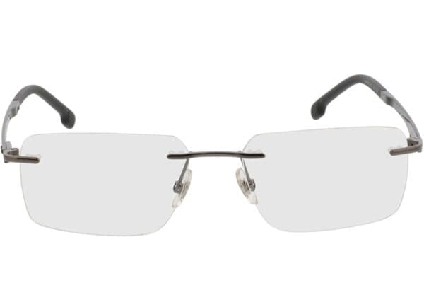 Carrera 8853 KJ1 55-17 Brillengestell inkl. Gläser, Herren, Randlos, Rechteckig – Bild 2