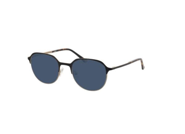 Topia - gold/schwarz Sonnenbrille mit Sehstärke, Vollrand, geometric