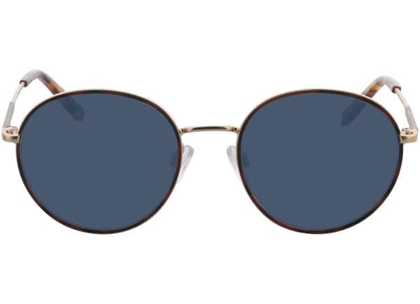 Mallow - gold/havanna Sonnenbrille ohne Sehstärke, Vollrand, Rund – Bild 2