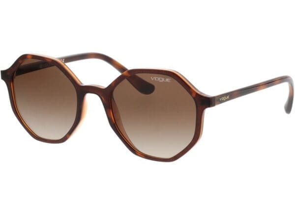 Vogue VO5222S 238613 52-20 Sonnenbrille mit Sehstärke erhältlich, Damen, Vollrand, Eckig