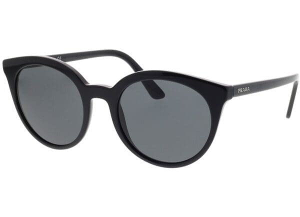 Prada PR 02XS 1AB5S0 53-21 Sonnenbrille ohne Sehstärke, Damen, Vollrand, Rund
