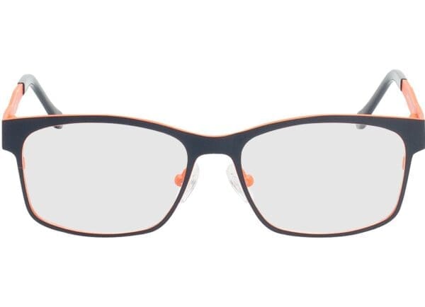 Tumba - dunkelblau/orange Gleitsichtbrille, Vollrand, Eckig – Bild 2