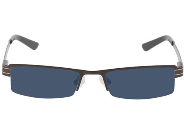 Kali - grau Sonnenbrille mit Sehstärke, Halbrand, Dünn – Bild 2