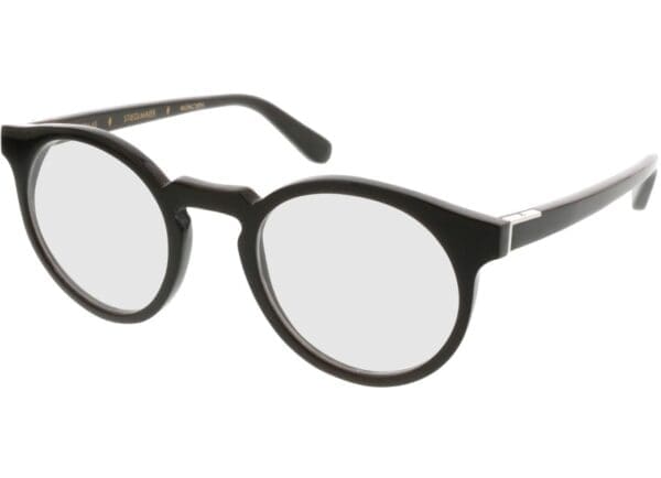 Woodfellas Optical Stiglmaier dark brown 47-22 Brillengestell inkl. Gläser, Herren, Vollrand, Rund