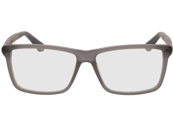 Woodfellas Optical Jasper curled/grey 56-15 Brillengestell inkl. Gläser, Damen/Herren, Vollrand, Eckig – Bild 2