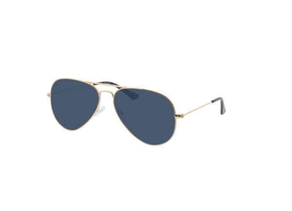 Manhattan - gold Sonnenbrille mit Sehstärke, Vollrand, Pilot