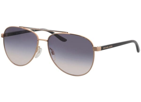 Michael Kors Hvar MK5007 109936 59-14 Sonnenbrille ohne Sehstärke, Damen, Vollrand, Pilot