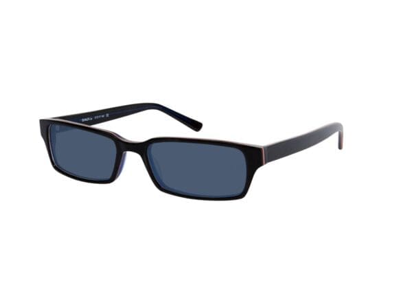 Capuno - schwarz/dunkelblau Sonnenbrille mit Sehstärke, Vollrand, Dünn