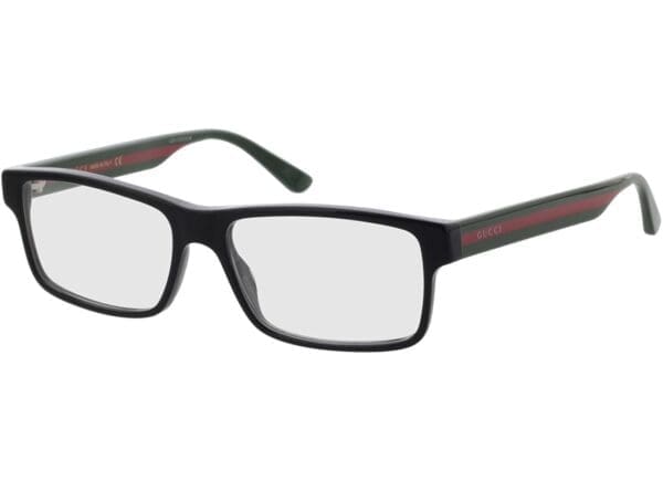 Gucci GG0752O-001 56-16 Brillengestell inkl. Gläser, Herren, Vollrand, Eckig