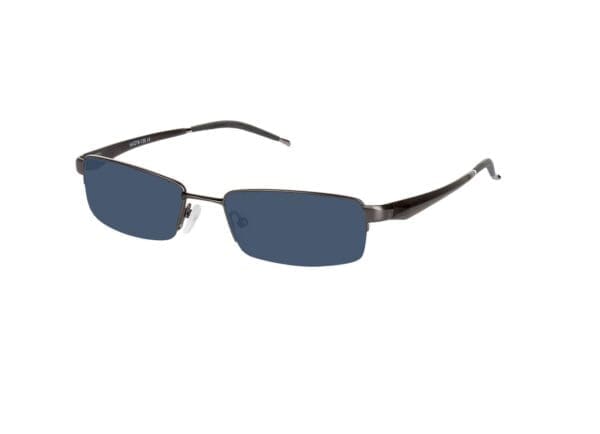 Brasilia - anthrazit/schwarz Sonnenbrille mit Sehstärke, Halbrand, Dünn