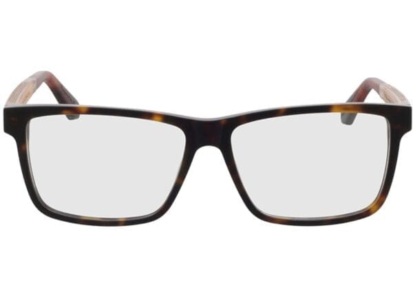 Woodfellas Optical Hohenaschau zebrano 56-16 Brillengestell inkl. Gläser, Herren, Vollrand, Eckig – Bild 2