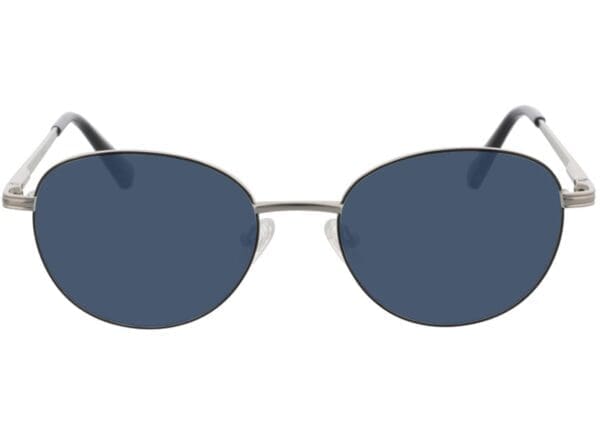 Rubio - silber/schwarz Sonnenbrille mit Sehstärke, Vollrand, Rund – Bild 2