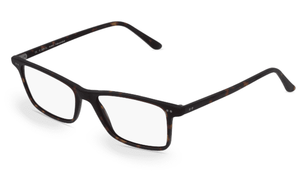 Fielmann IC 009 CL Herren-Brille inkl. Gläser Vollrand Eckig Acetat-Gestell 55mm/17mm/145mm, braun